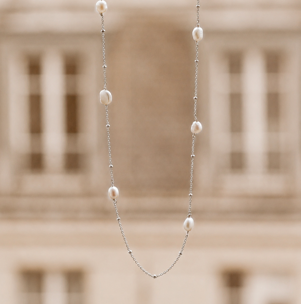 Ô PLUM Colliers et Sautoirs PERLA sautoir perles plaqué or