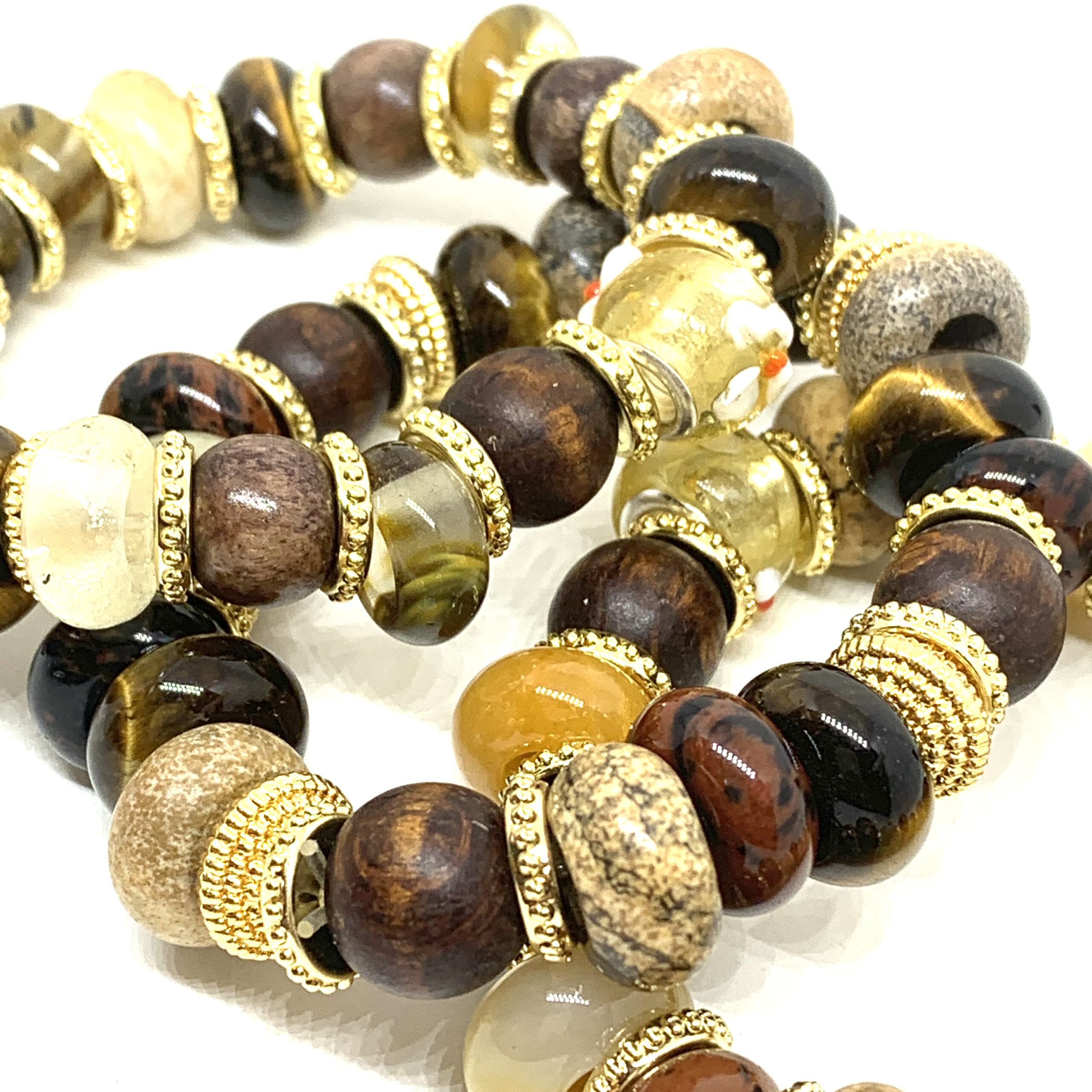 Hypnochic Jaya bracelet pierres naturelles œil de tigre