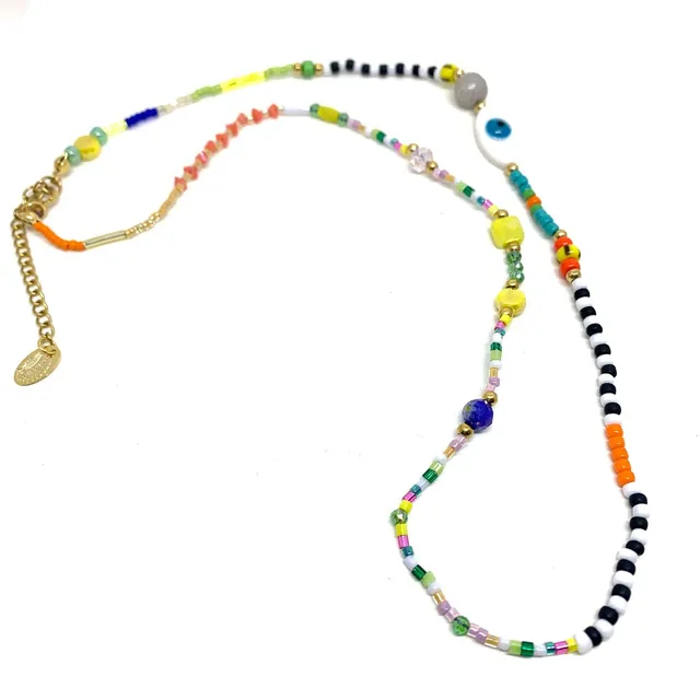 Hypnochic Vamos collier perle Miyuki doré 40 cm