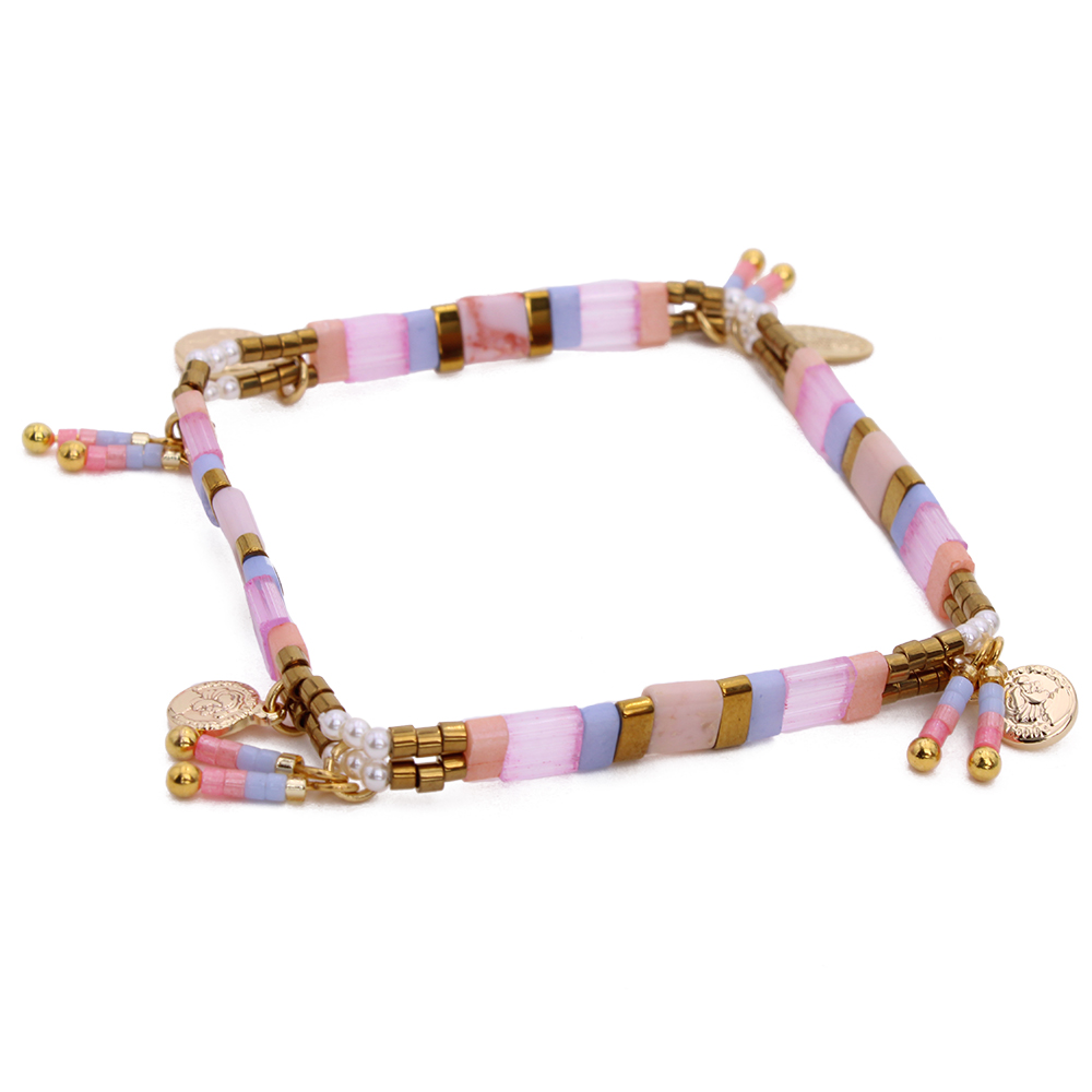 HYPNOCHIC Tila Cult bracelet perles pastel multicolore