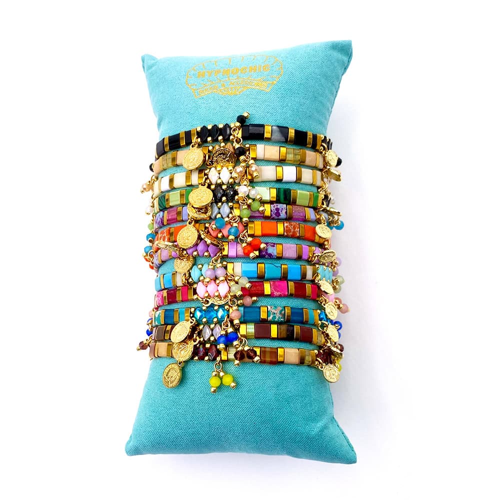 Hypnochic Bracelets Tila Stone Perles fantaisie