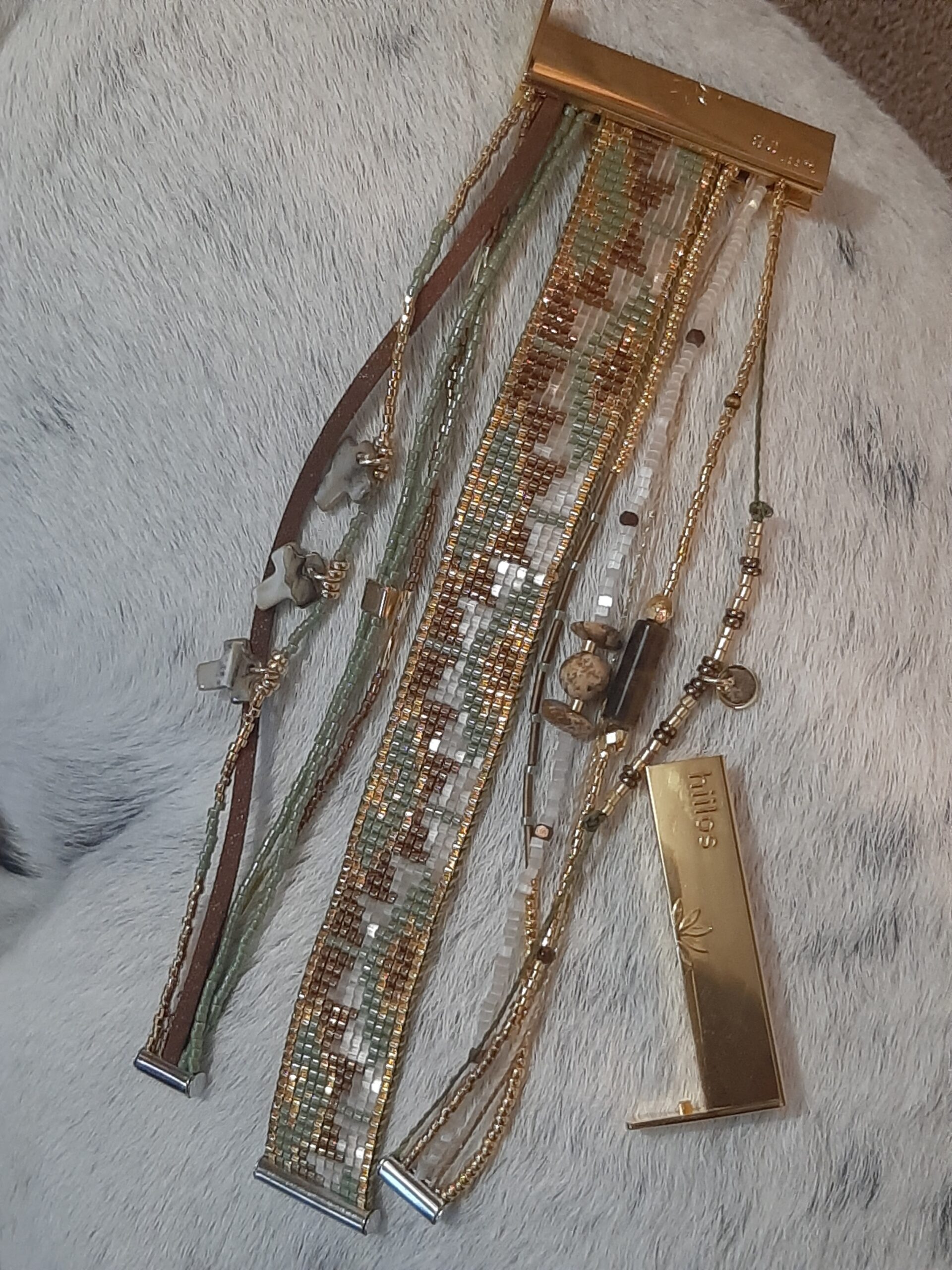 Les Ailes de Gloria Gaïa bracelet manchette large femme