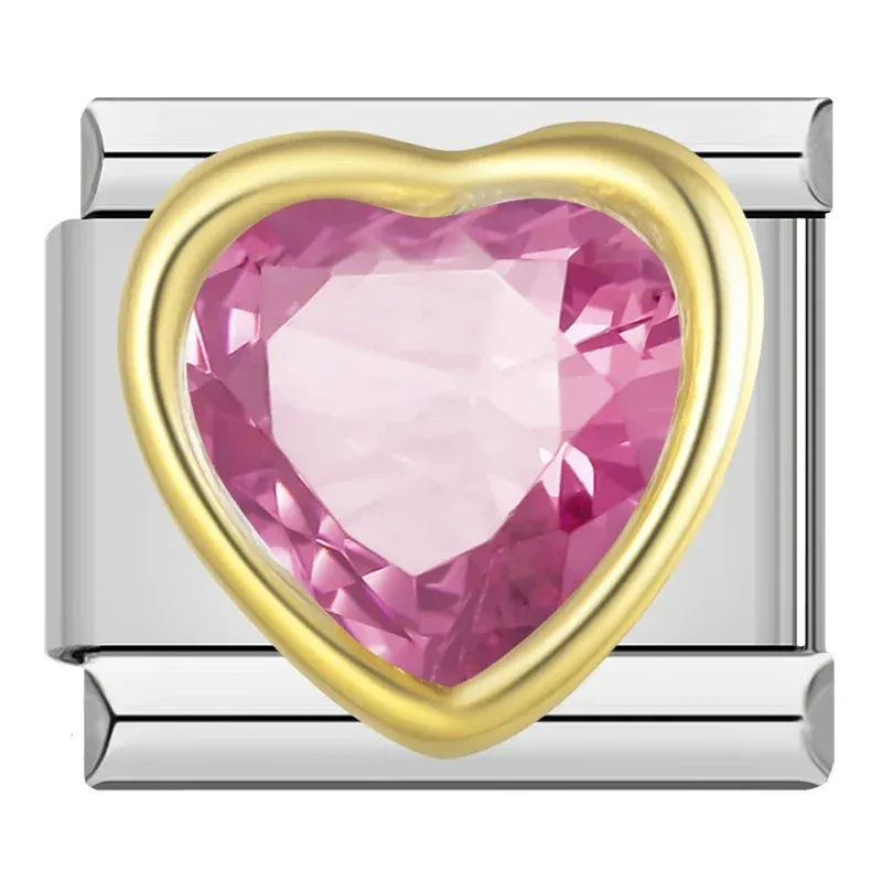 Les Ailes de Gloria Wings Heart Crystal charm cœur femme