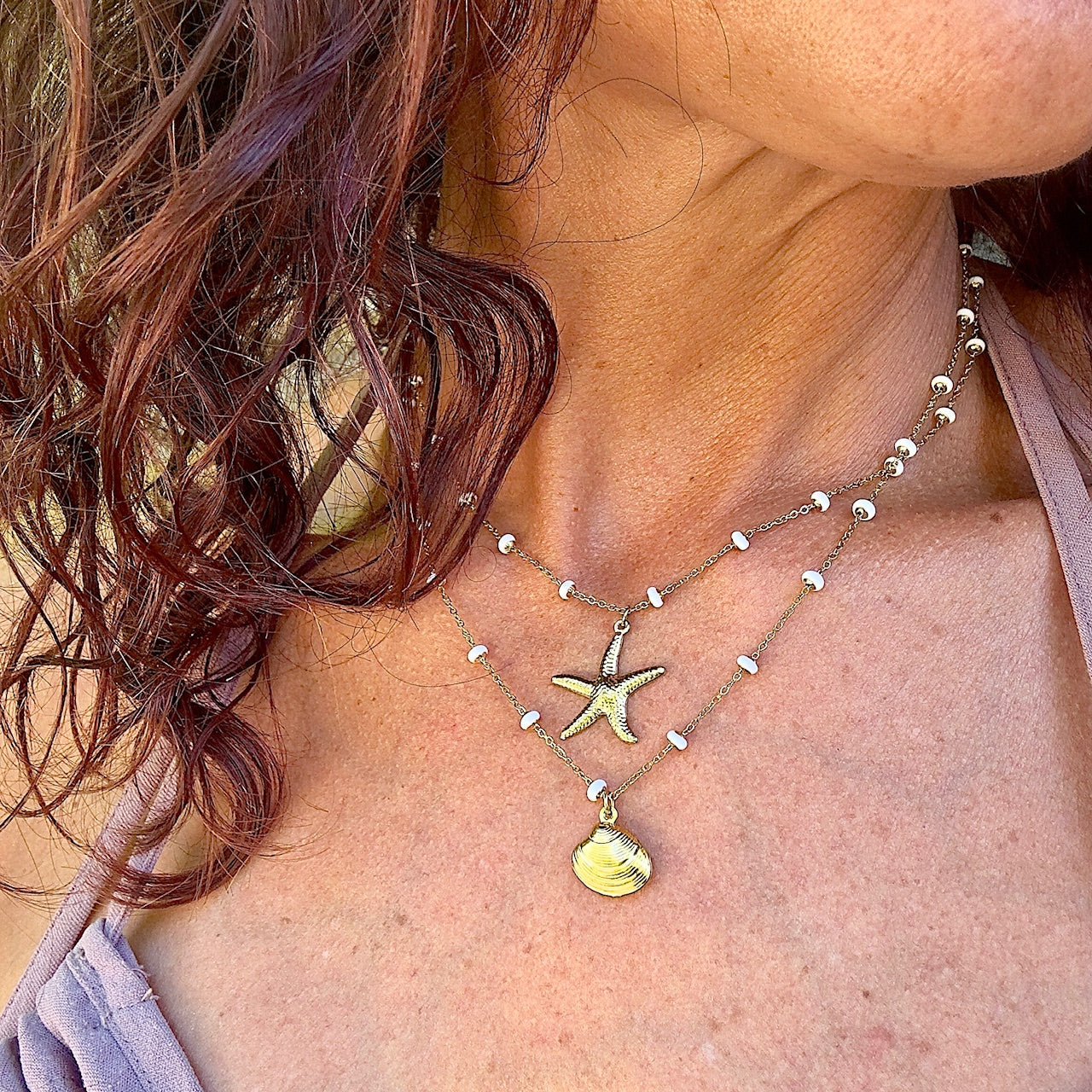 Mad So Creation Nessa collier acier 40,5cm océan