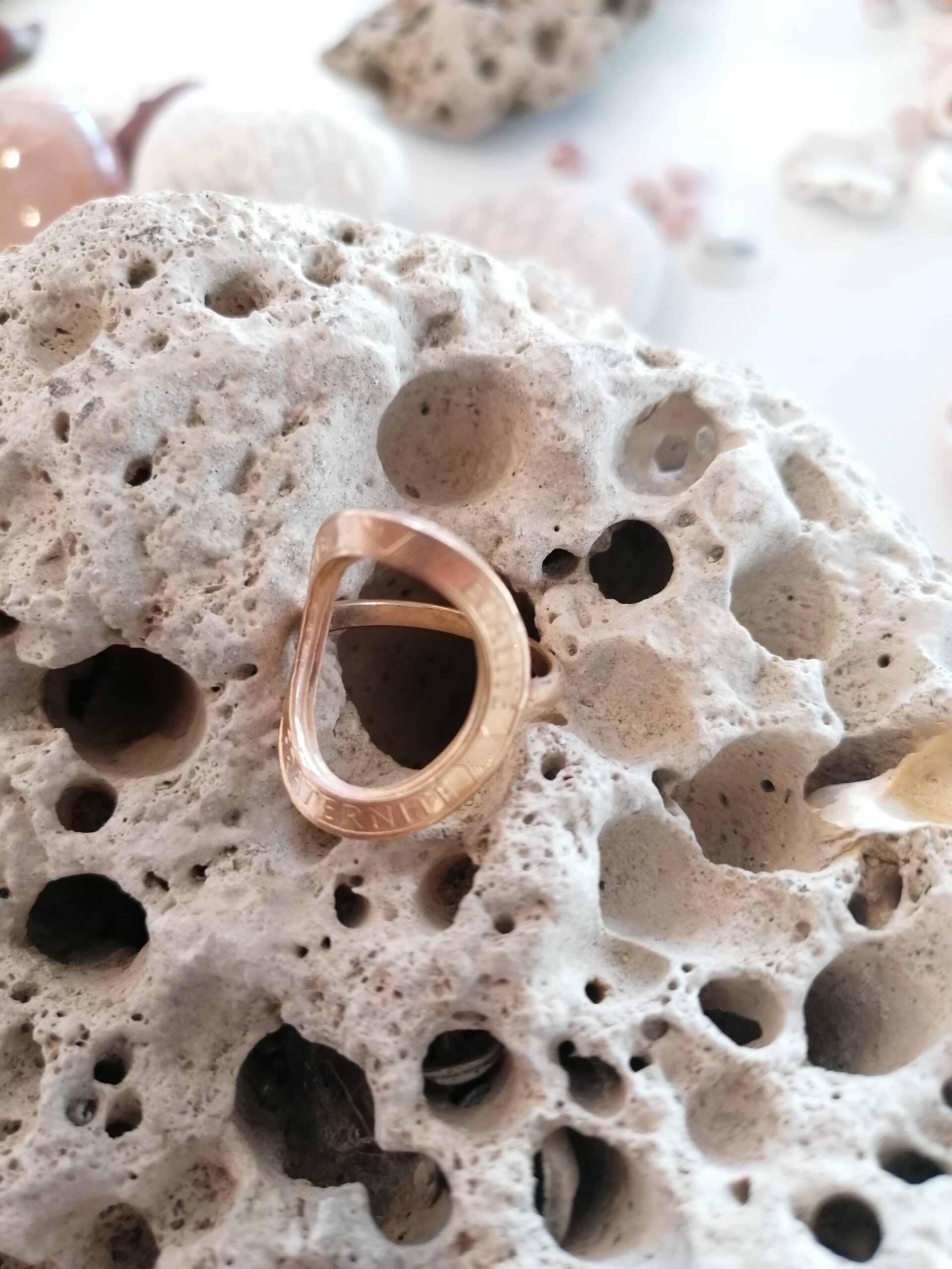 Le P’tit Franc Liberté bague pièce 10 francs plaqué argent