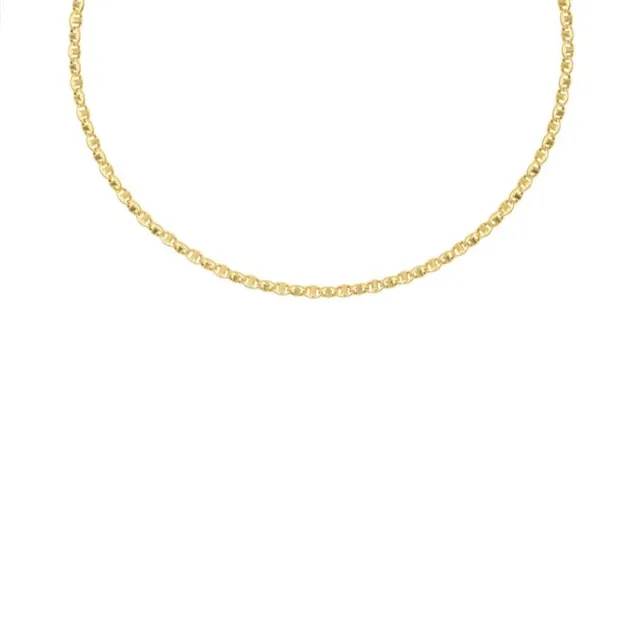 L'Atelier d'Azur Collier Chaîne Maille Marine Or Jaune 50cm Homme