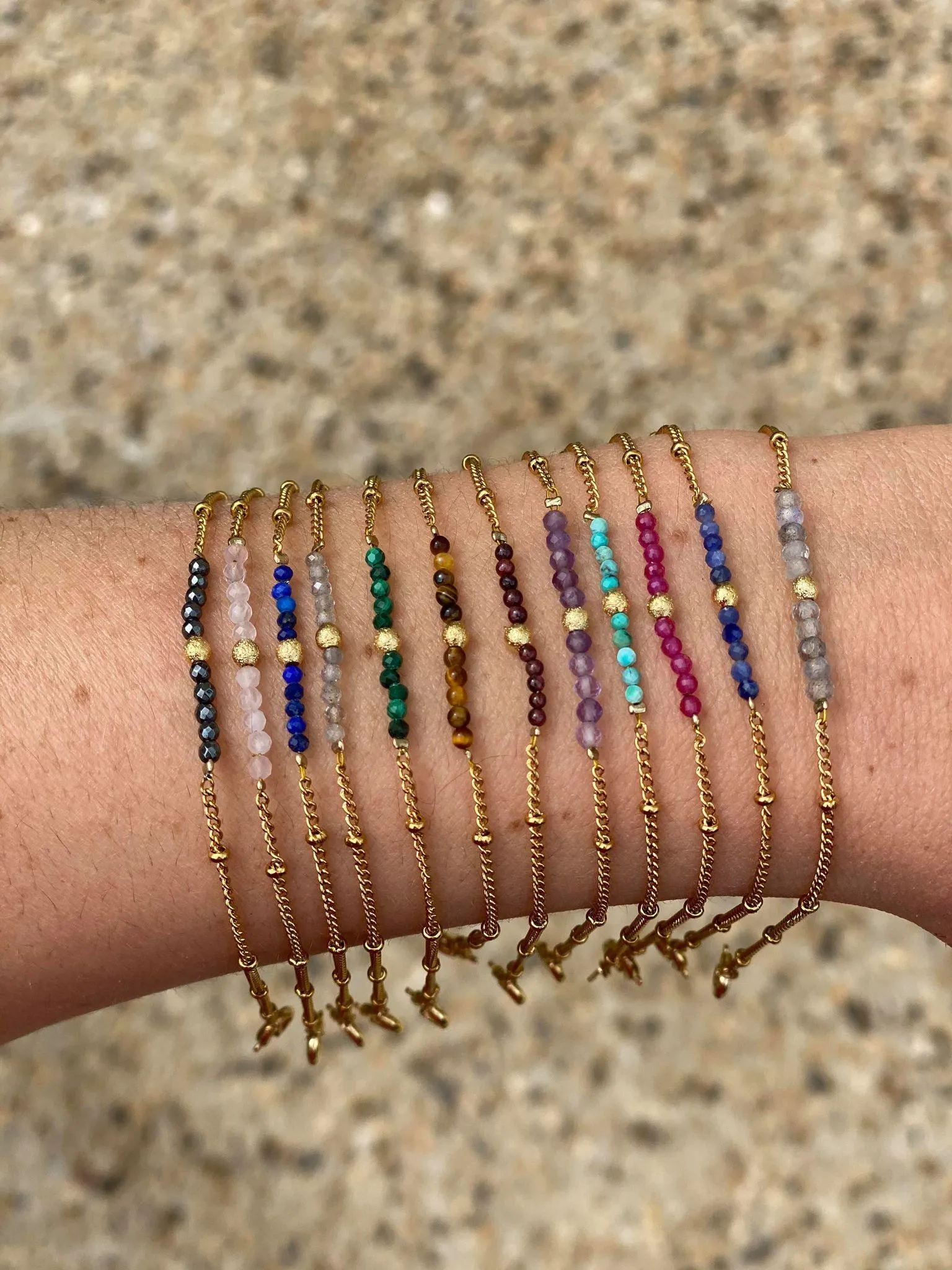 Pachanana Zodiac bracelet astro pierre signe femme