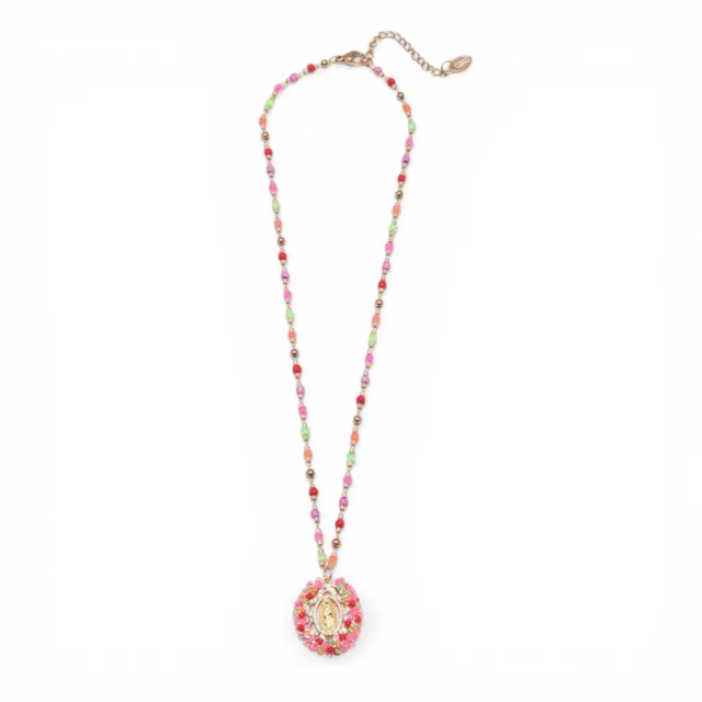 Hypnochic Marie Rosario collier ex voto médaille charms