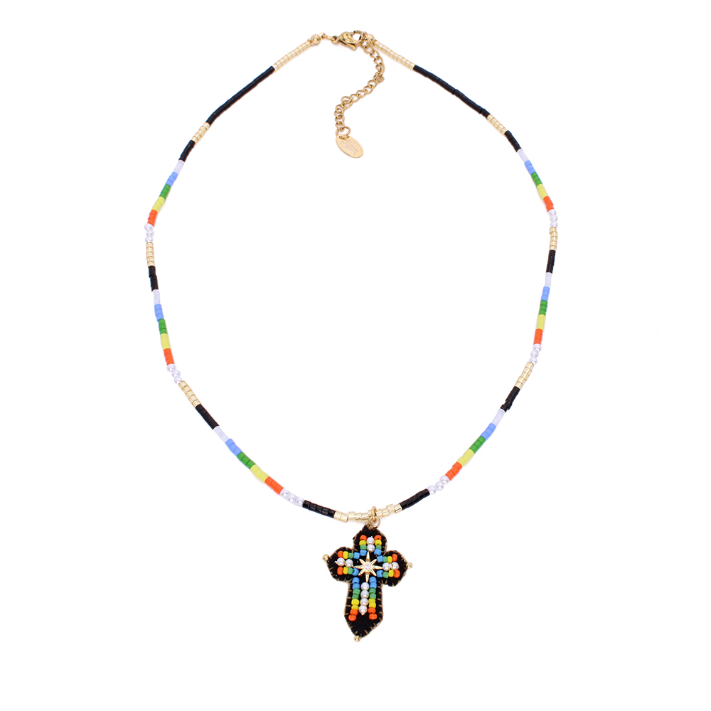 Hypnochic Baby Marta collier pendentif croix fantaisie
