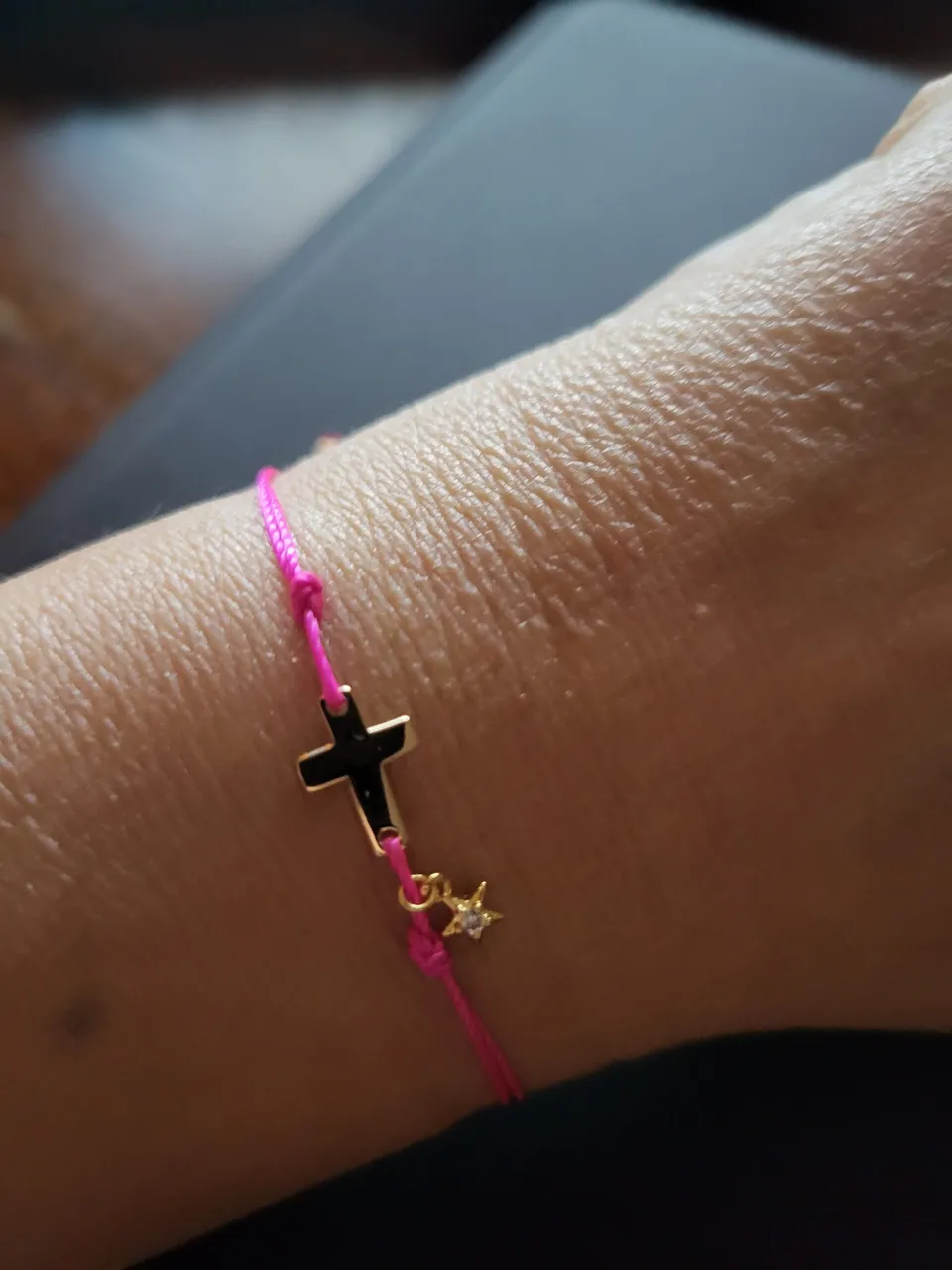 Les Ailes de Gloria Lien Pray Star bracelet lien fin