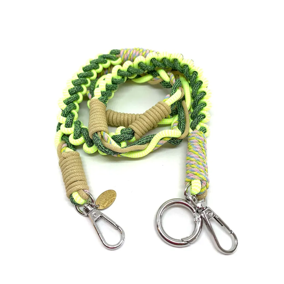 HYPNOCHIC Cordon Téléphone Kaki tressé 120 cm