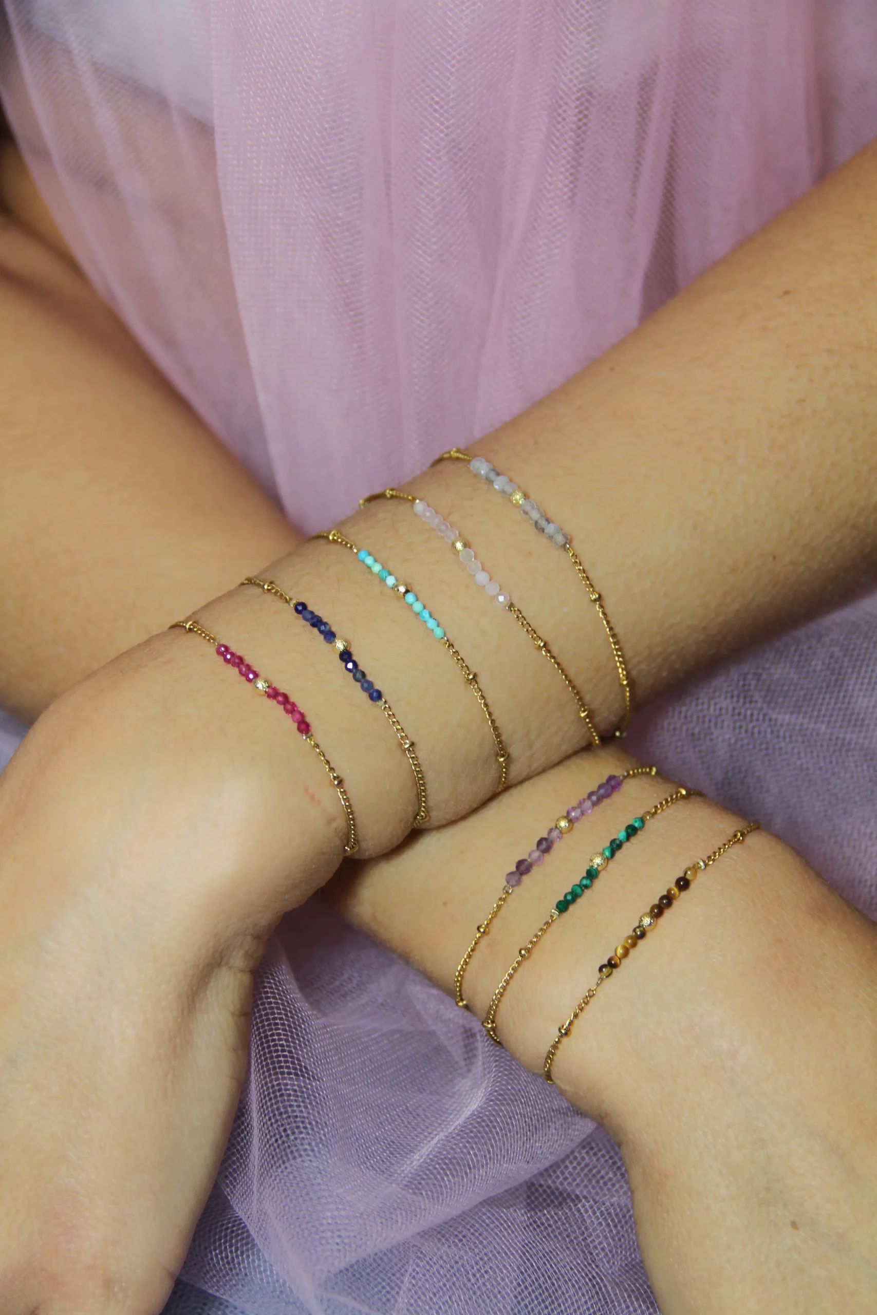 Pachanana Zodiac bracelet astro pierre signe femme