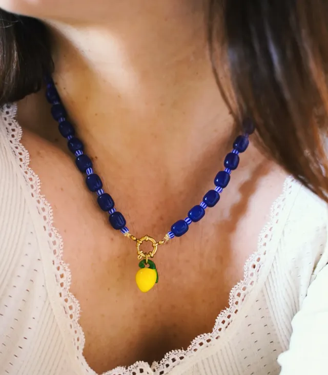 Pachanana Limoncello collier acier inoxydable