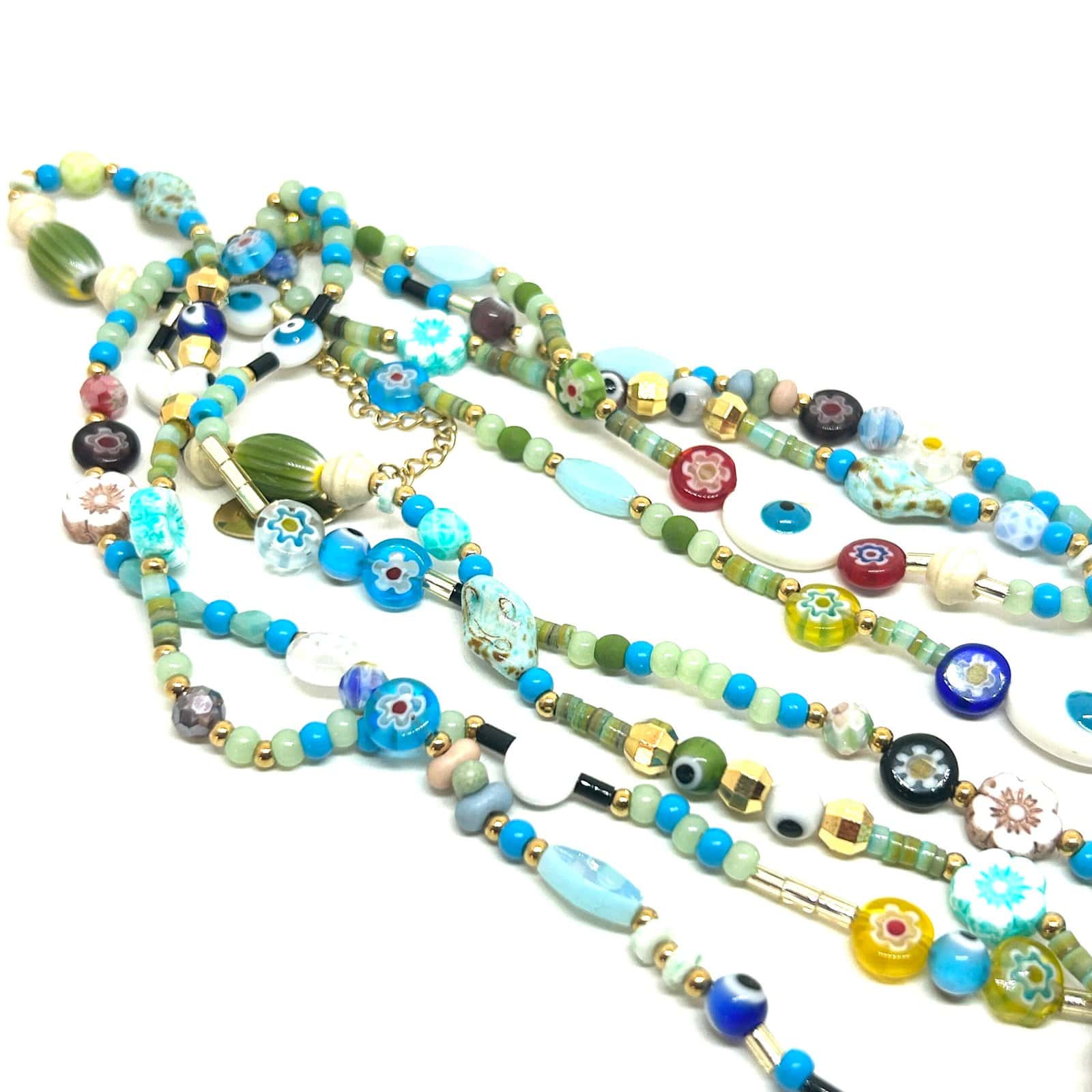 HYPNOCHIC Baia sautoir long perles Miyuki 2 m multicolore