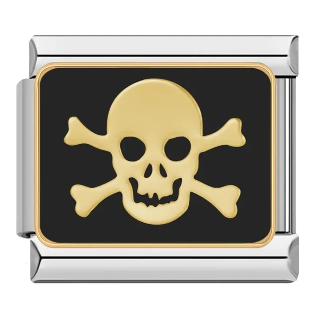 Les Ailes de Gloria Nos Wings Pirate charm tête de mort