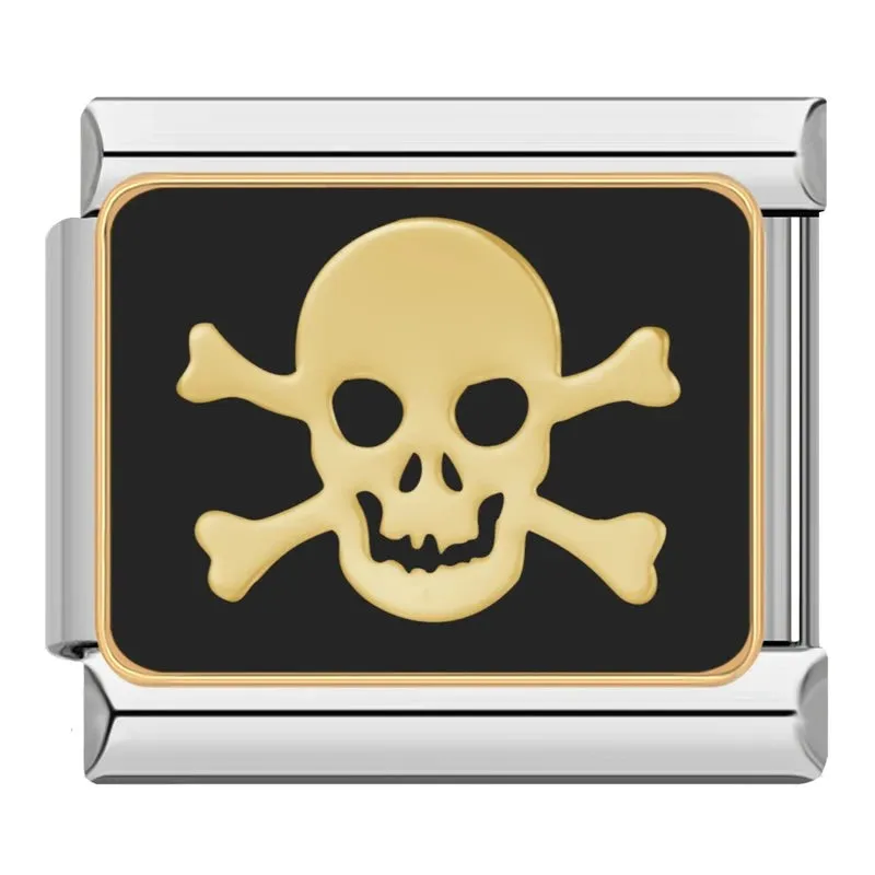 Les Ailes de Gloria Nos Wings Pirate charm tête de mort