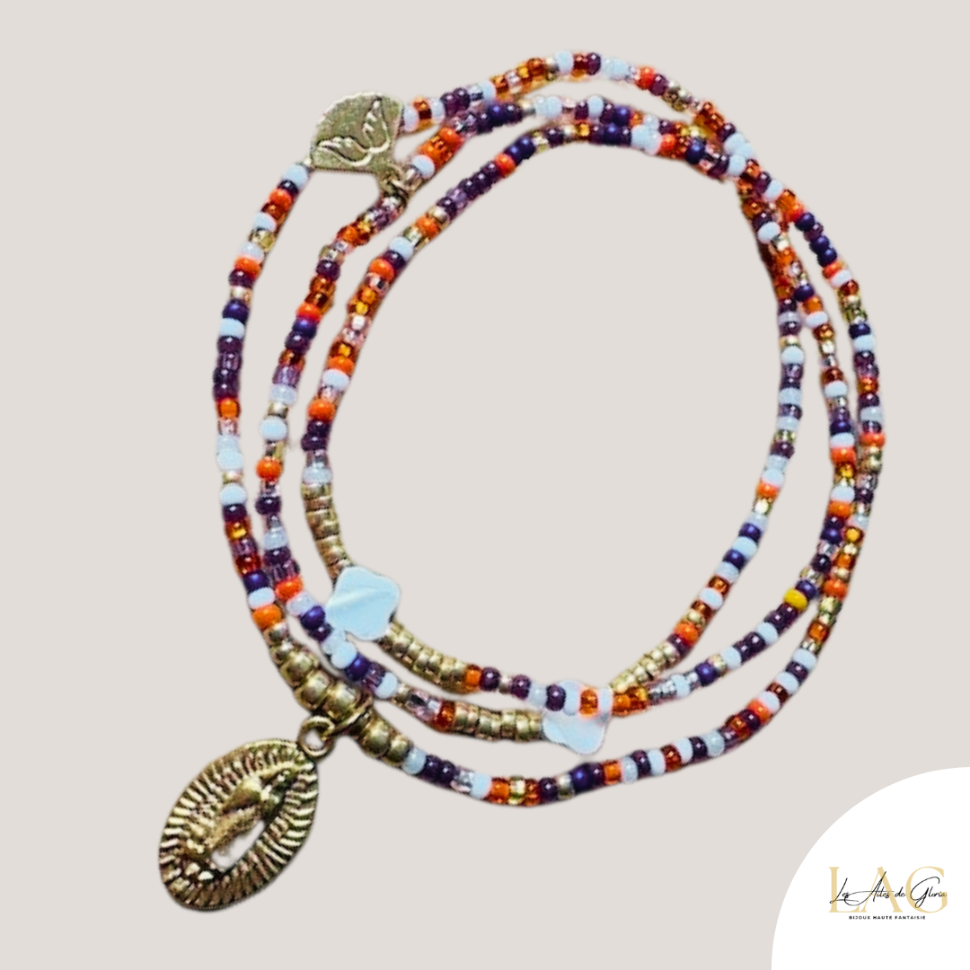 Les Ailes de Gloria Les Saintes bracelet multirangs femme