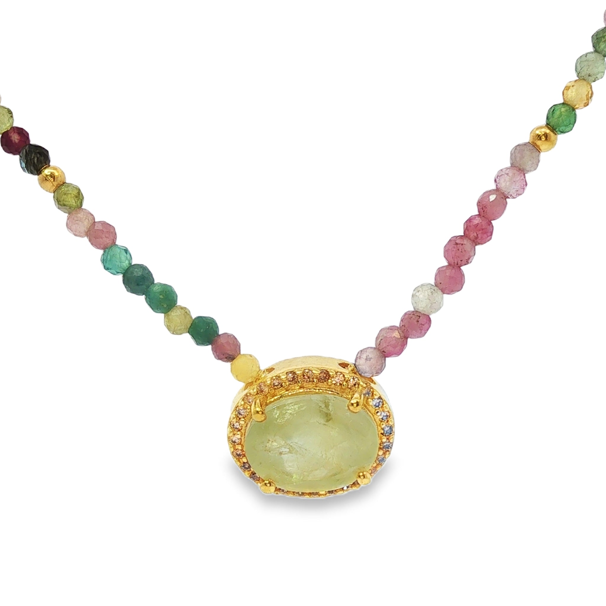 Leticia Ponti Calista collier quartz rose 38 cm