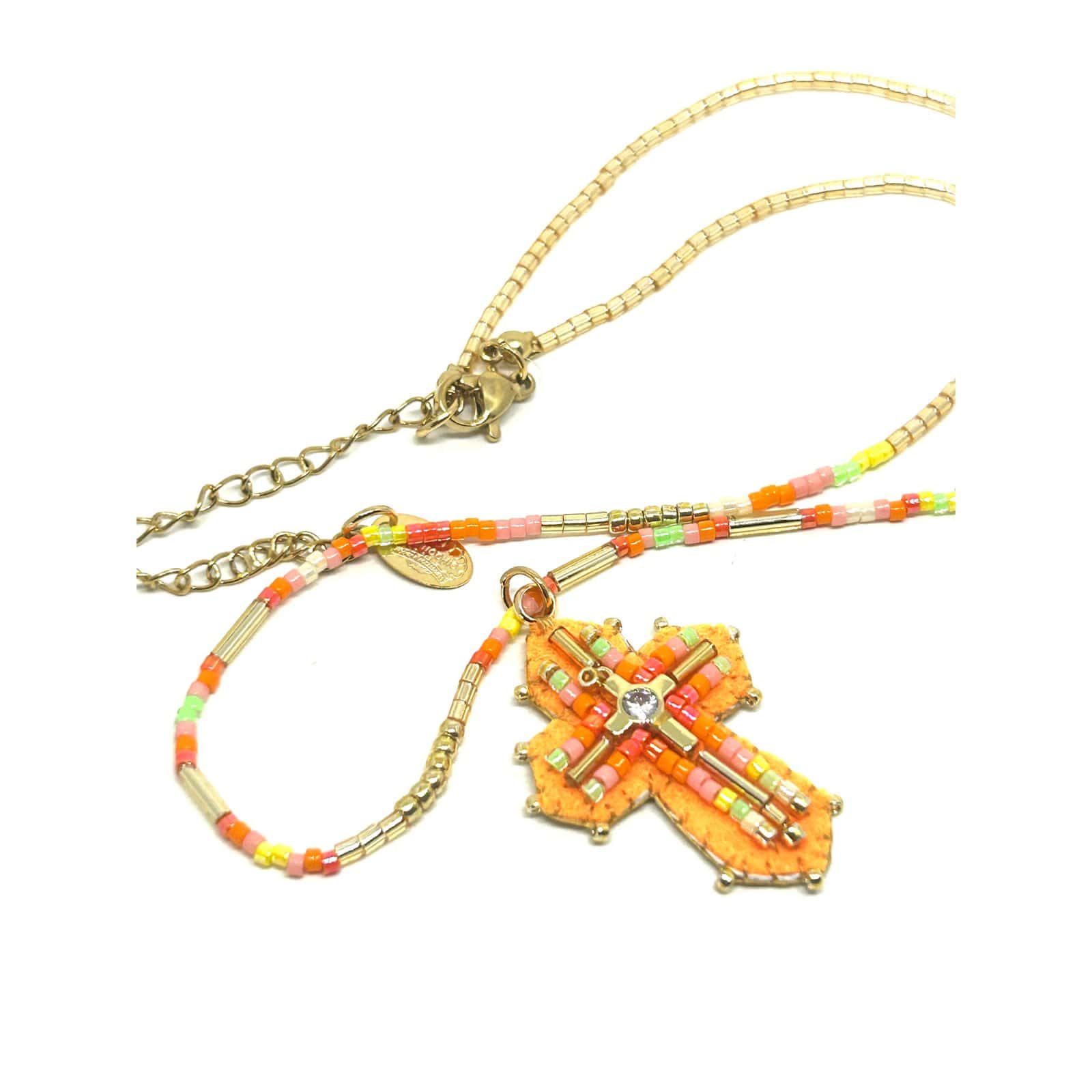 Hypnochic Colliers Collier Croix Baby Marta Miyuki 40 cm