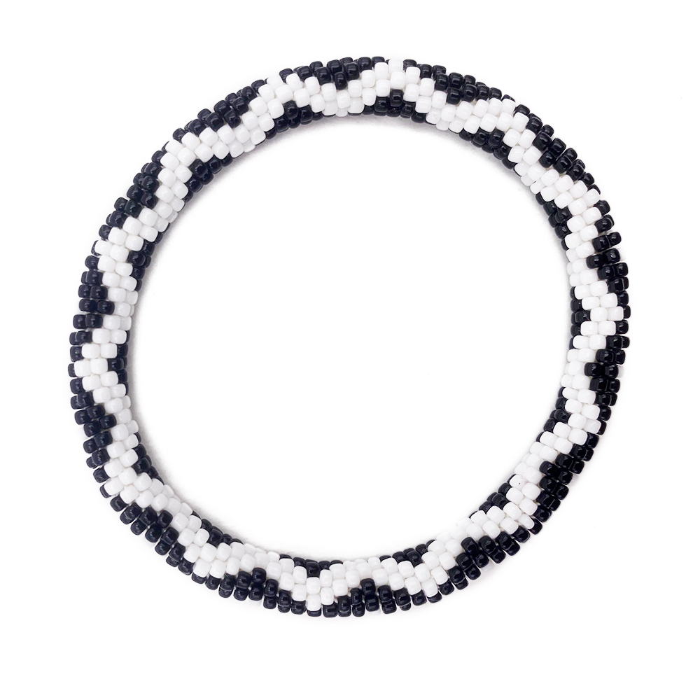 HYPNOCHIC Donuts Noir et Blanc bracelet perles Miyuki
