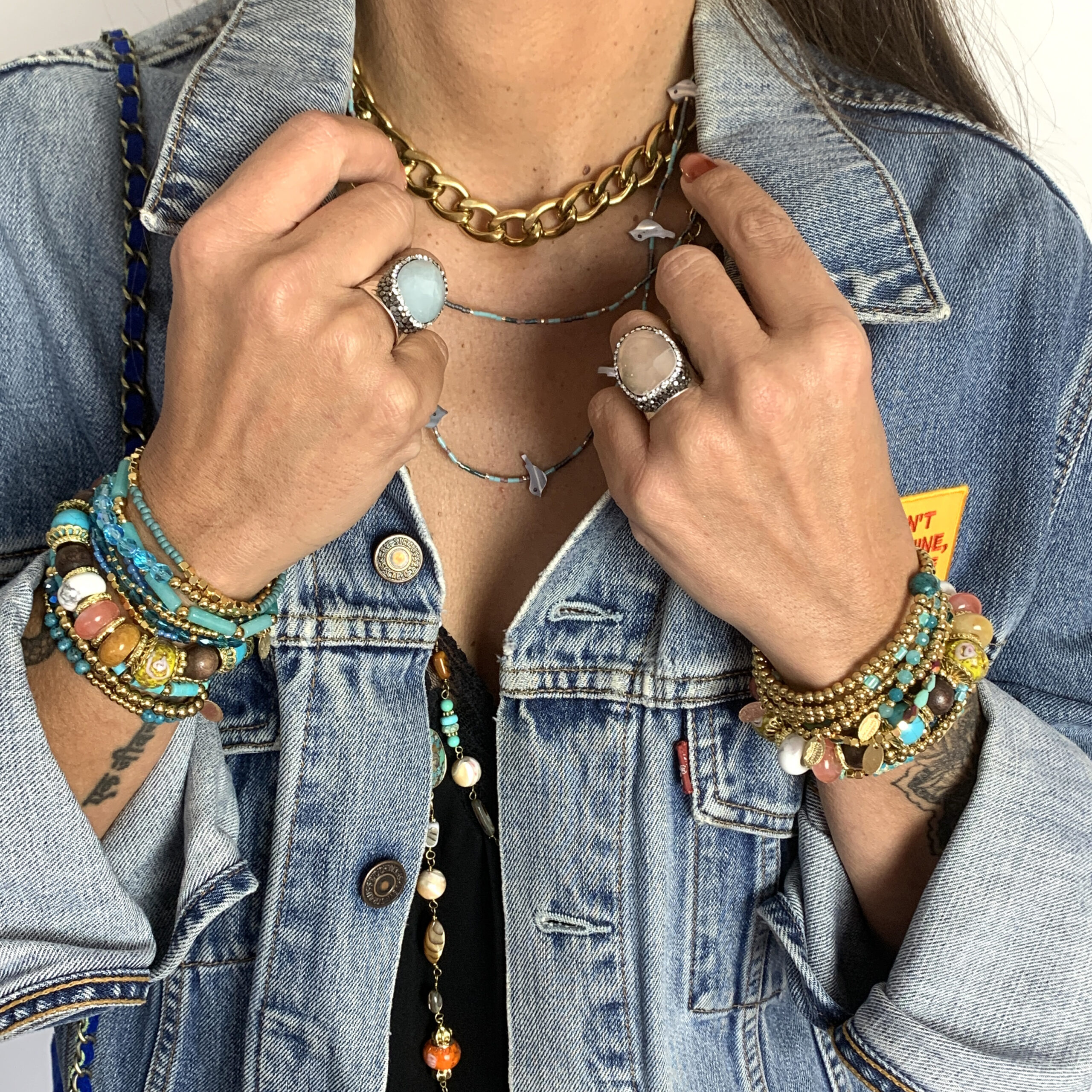 Hypnochic Jaya bracelet pierres naturelles œil de tigre
