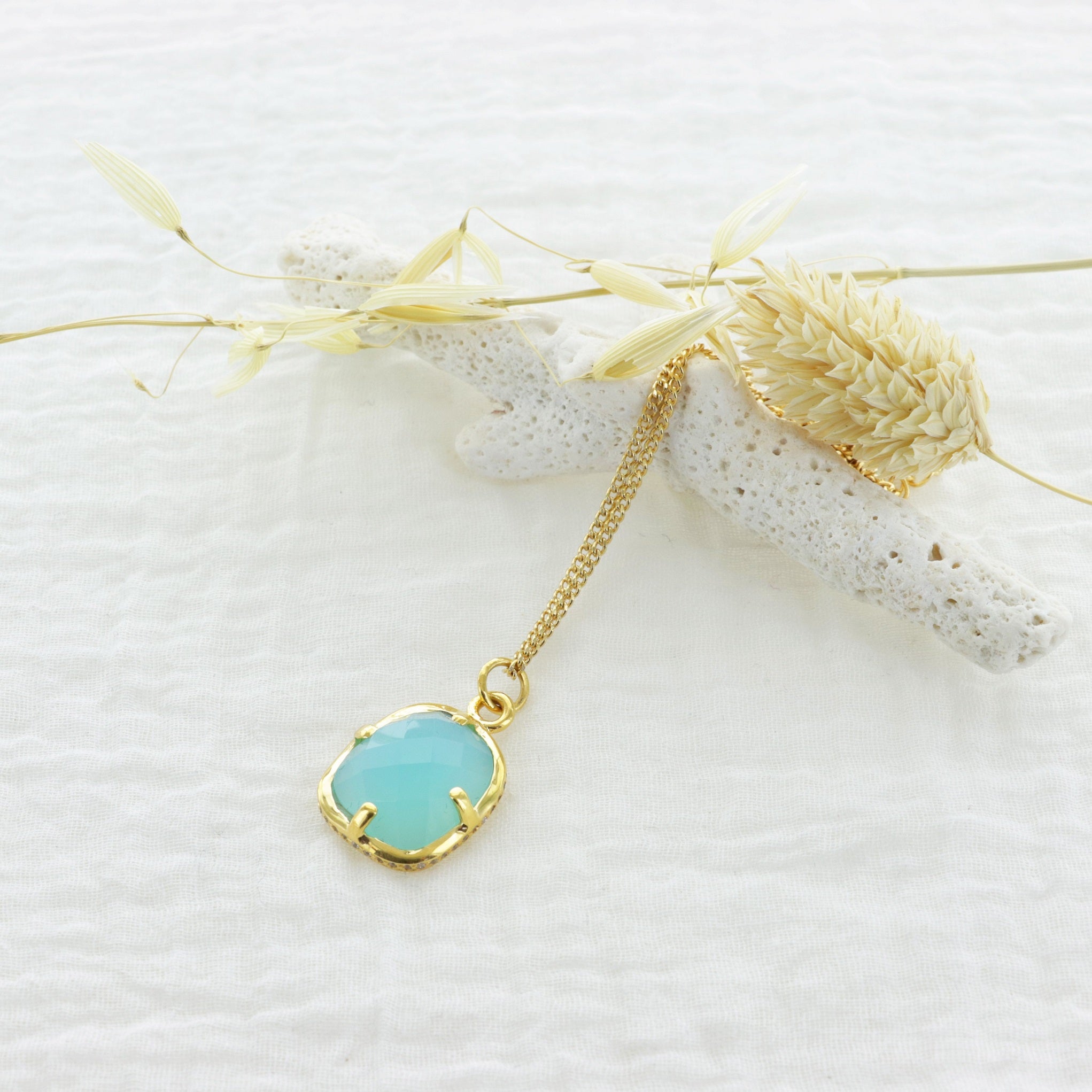 Leticia Ponti Albertine sautoir labradorite 60 cm