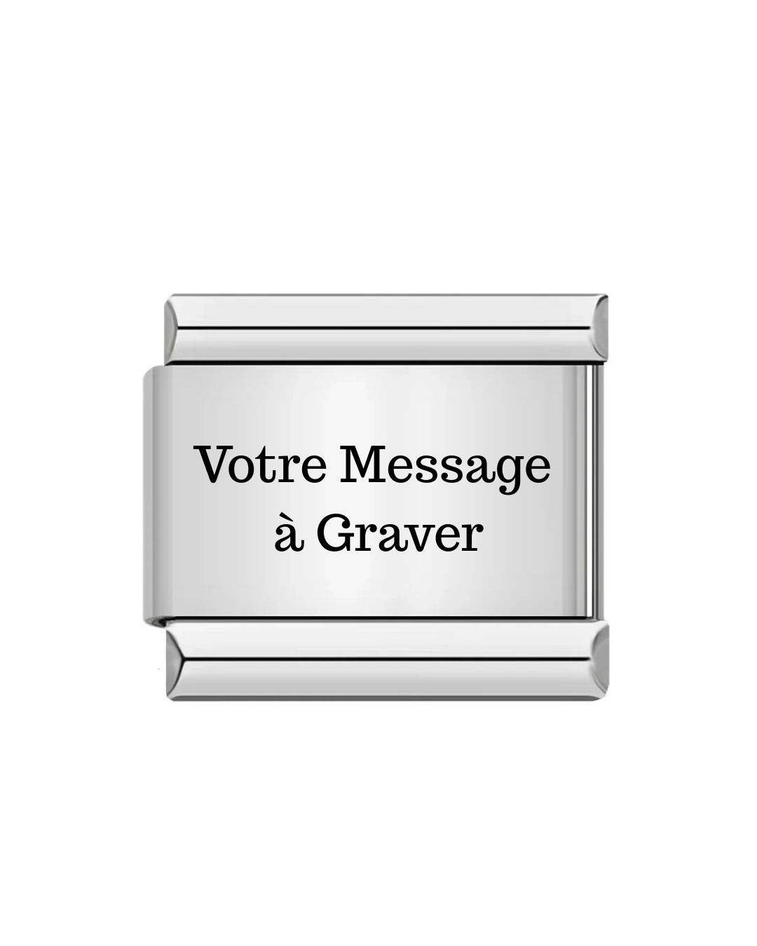 Les Ailes de Gloria Lettres Strassé charm breloque