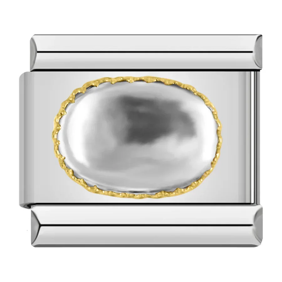 Les Ailes de Gloria Nos Wings Ellipse charm ovale fin