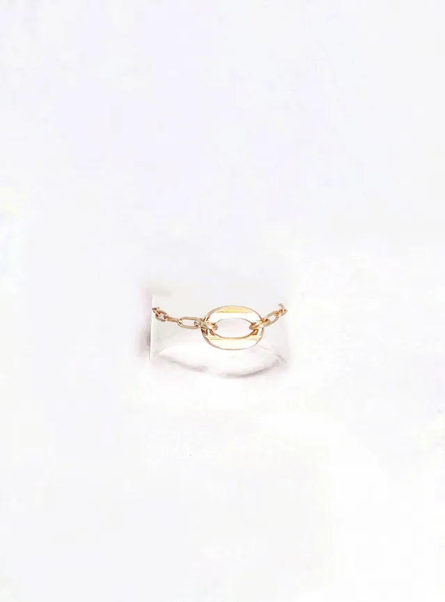 Ô PLUM Bagues Loulou bague plaqué or taille 52 ovale