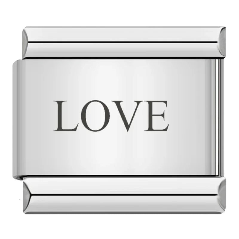 Les Ailes de Gloria Wings Love charm aile argenté