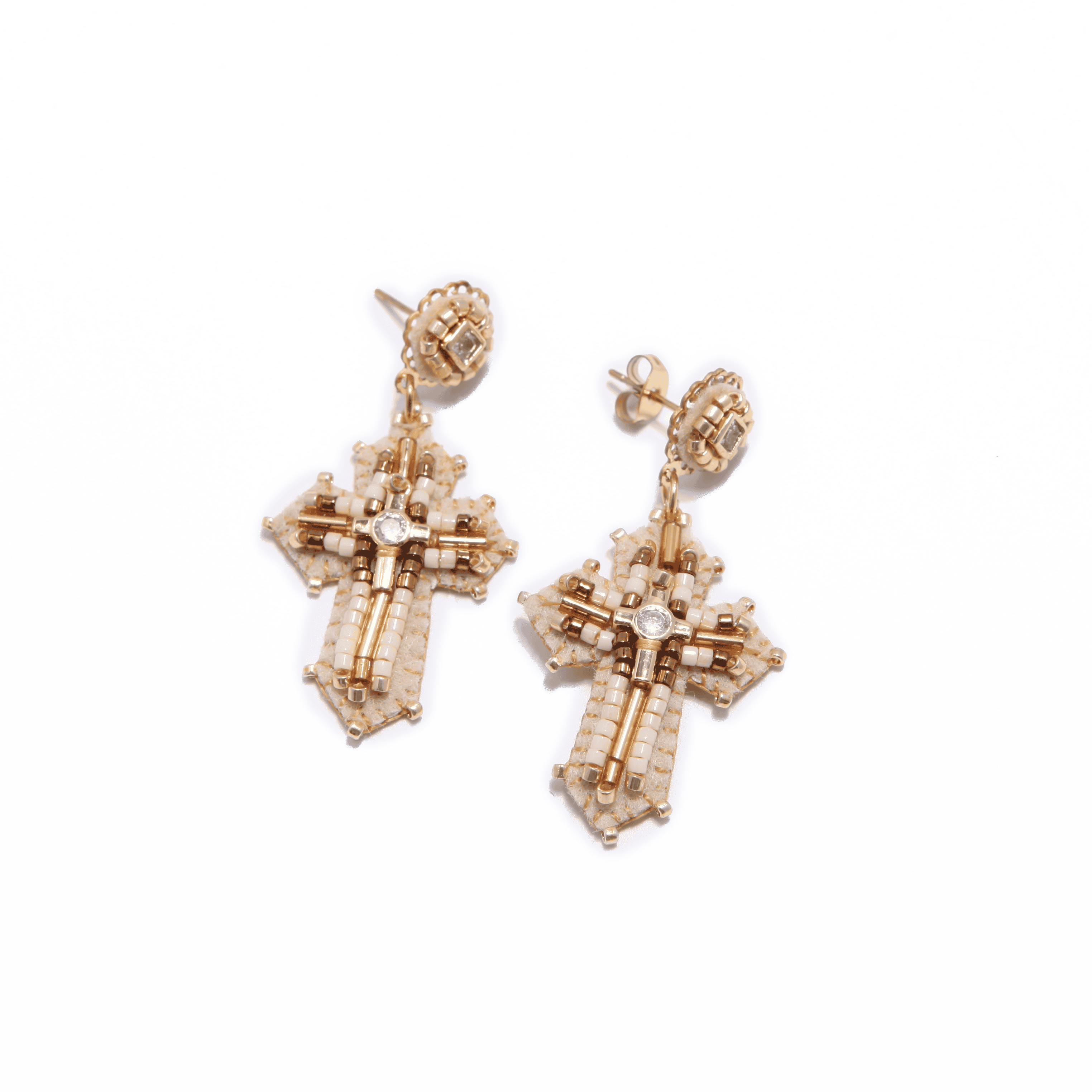 Hypnochic Baby Marta boucle d'oreille fantaisie croix feutrine