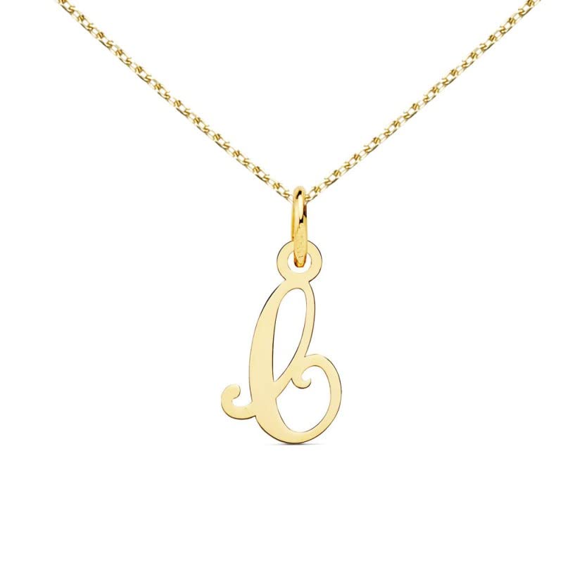 L'Atelier d'Azur Collier lettre C or 750 collier 45 cm