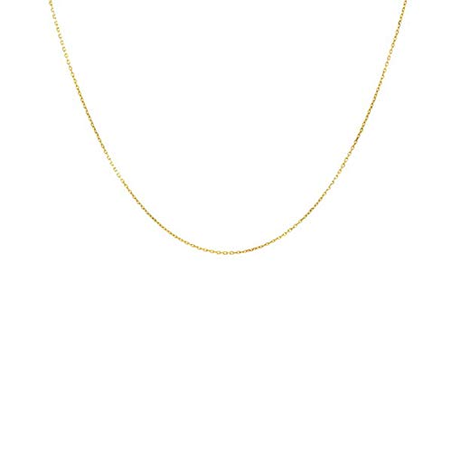 L'Atelier d'Azur Forçat Diamantée Or Jaune Collier Chaîne Mixte