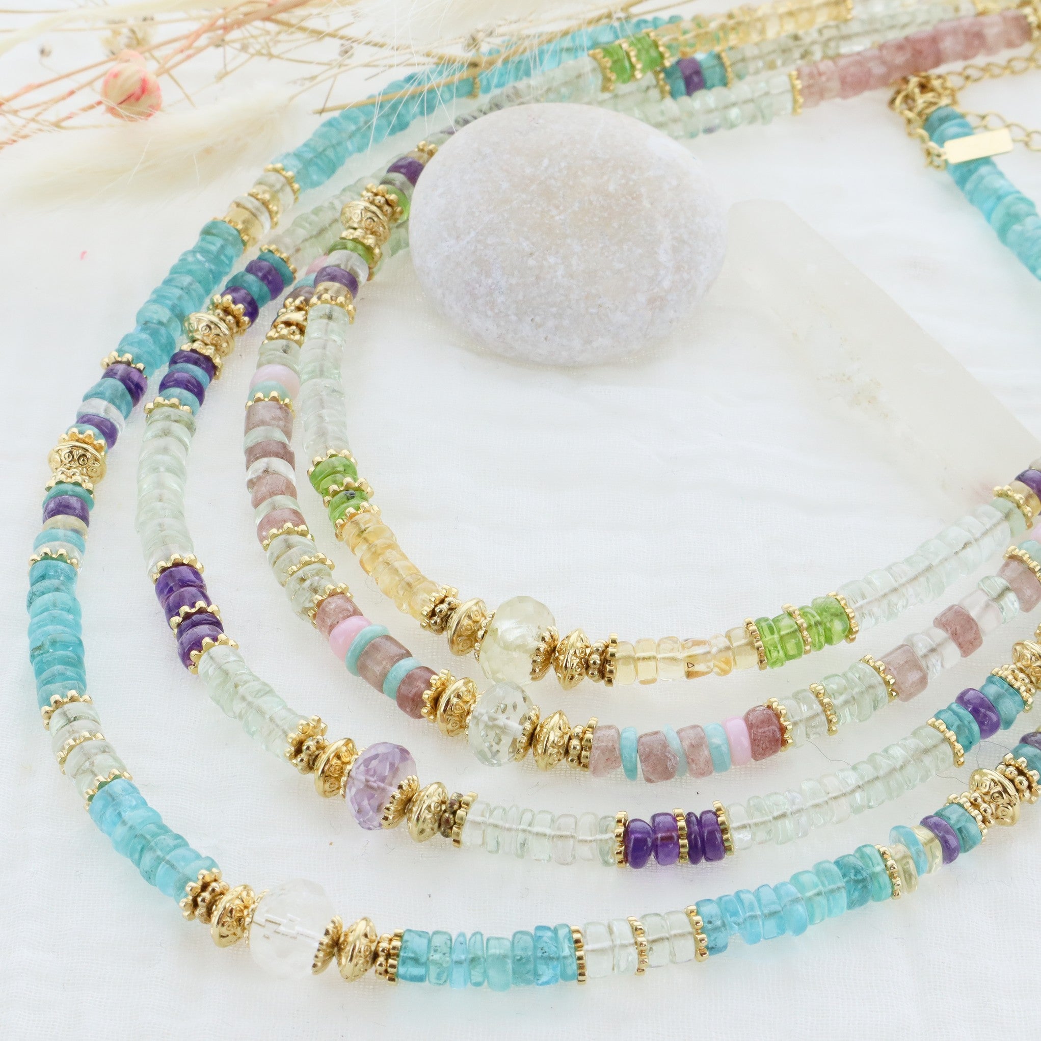 Leticia Ponti Lana Choker quartz lemon citrine 38 cm