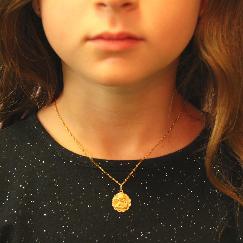 L'Atelier d'Azur Collier Ange Raphaël Or Jaune 18 Carats
