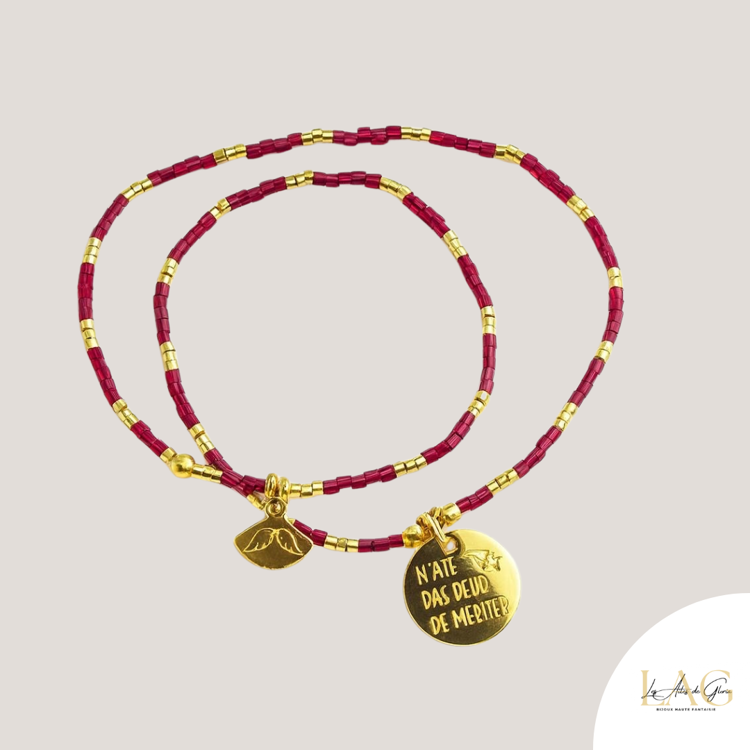 Les Ailes de Gloria N'aie Pas Peur bracelet manchette