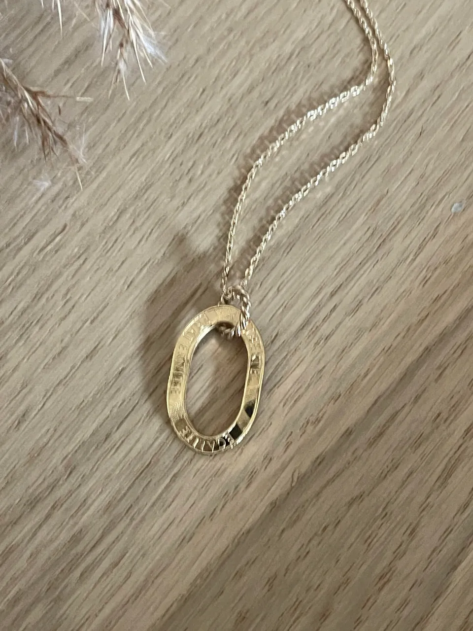Le P’tit Franc Égalité collier pièce 10 francs anneau strié