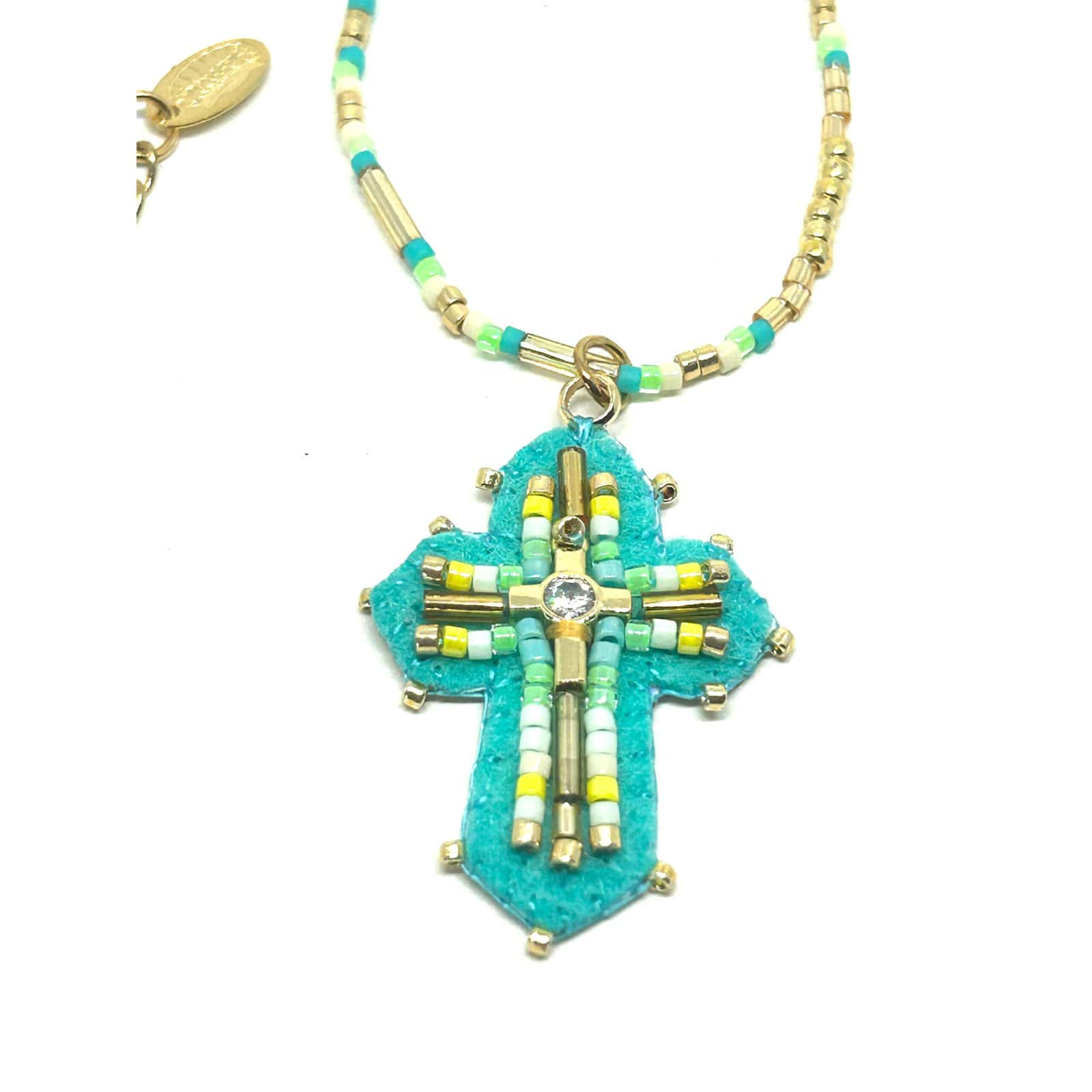 Hypnochic Colliers Collier Croix Baby Marta Miyuki 40 cm