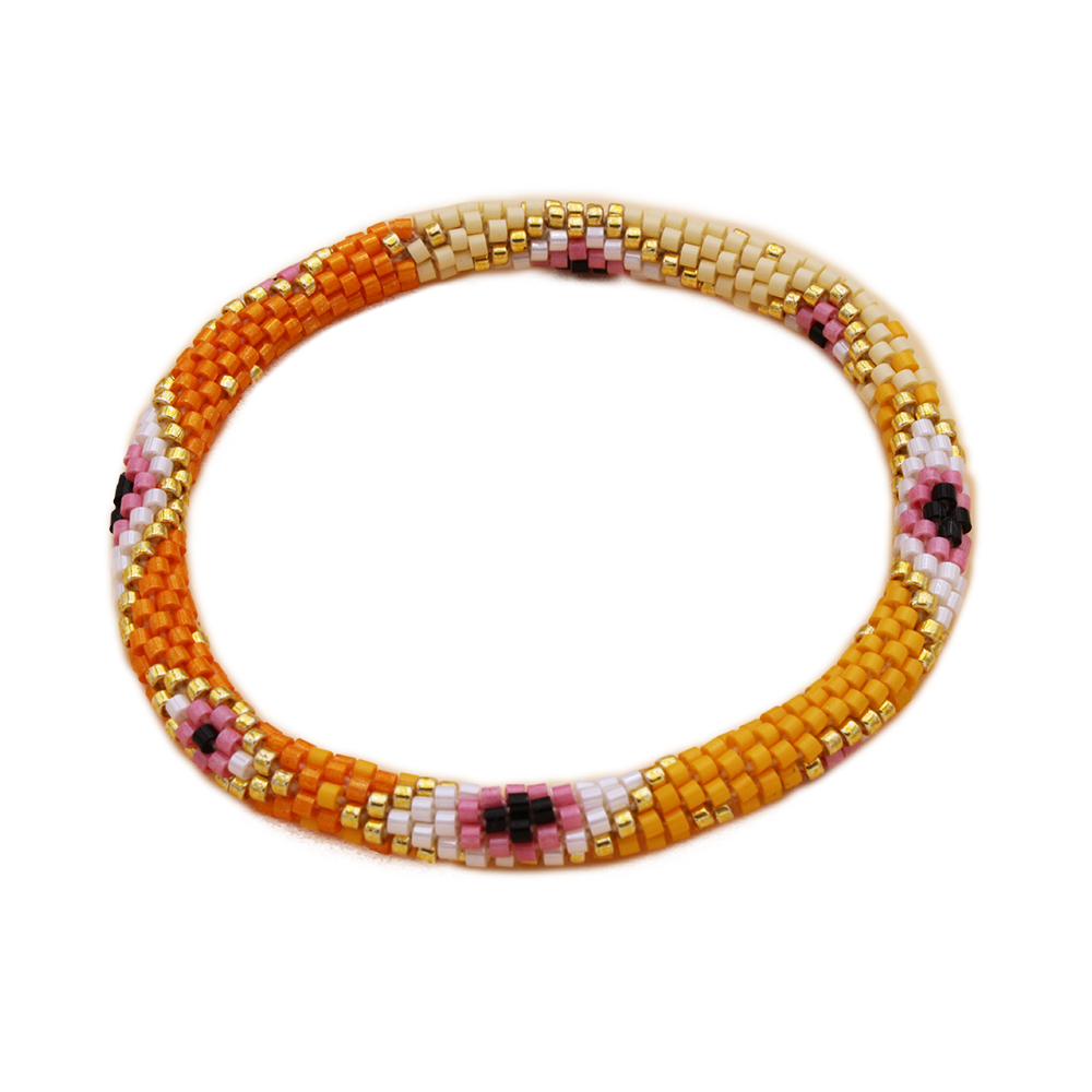 Hypnochic Œil bracelet népalais perles Miyuki Nazar