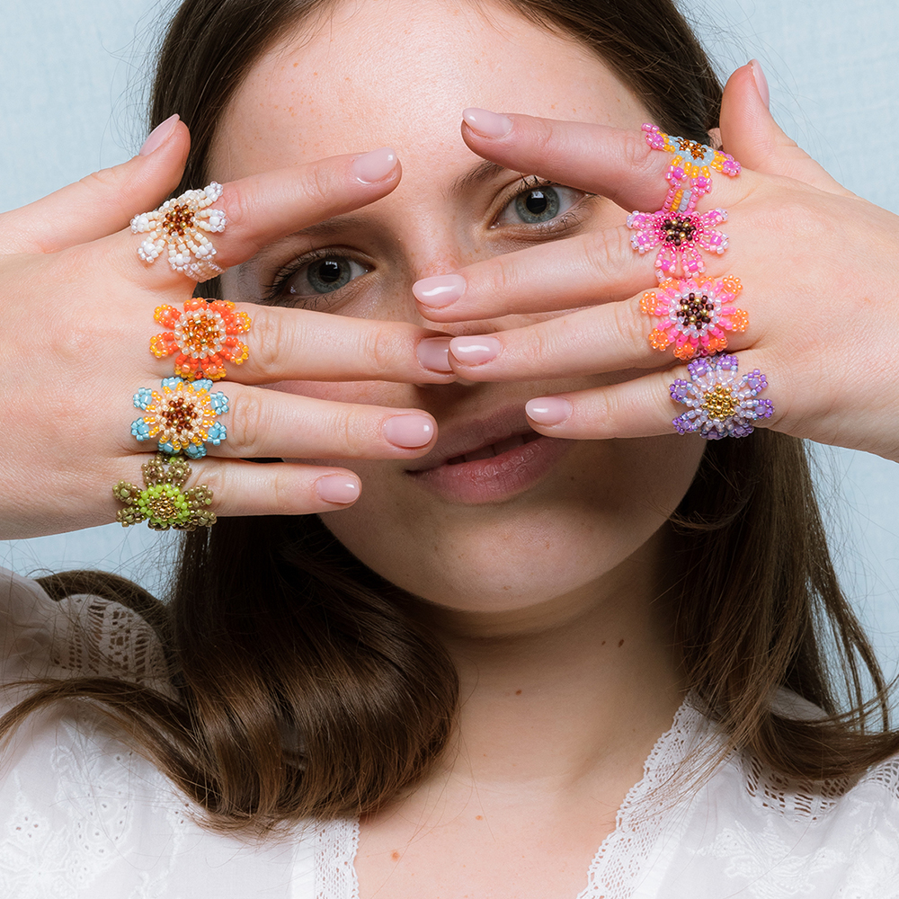 Hypnochic Aloha bague fantaisie dorée pour offrir