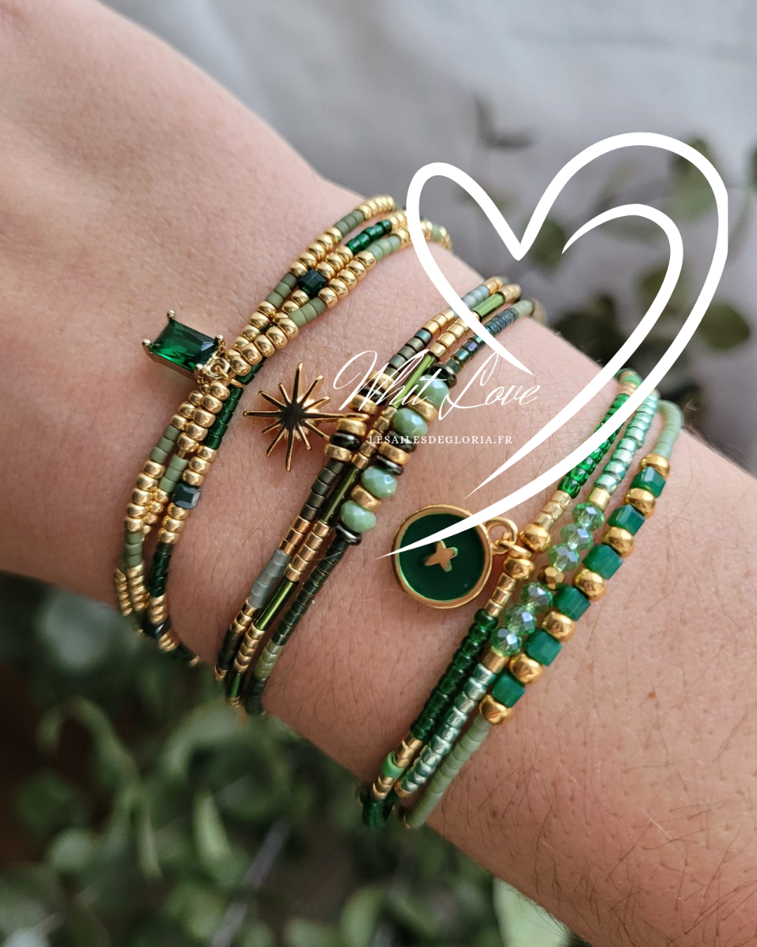 Les Ailes de Gloria Faith Color bracelet petits liens fantaisie