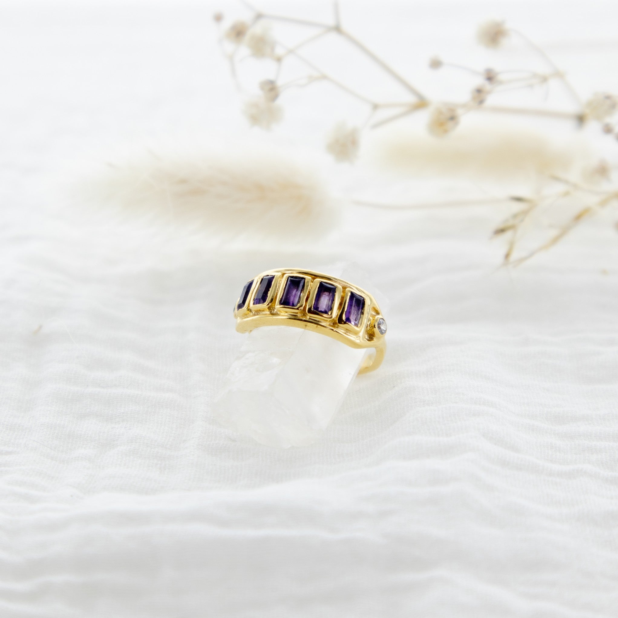Leticia Ponti Angie N°2 bague améthyste citrine