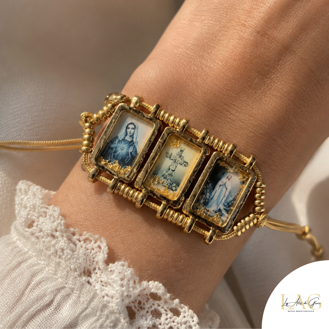Les Ailes de Gloria Scapulaire Totem de l'Âme bracelet