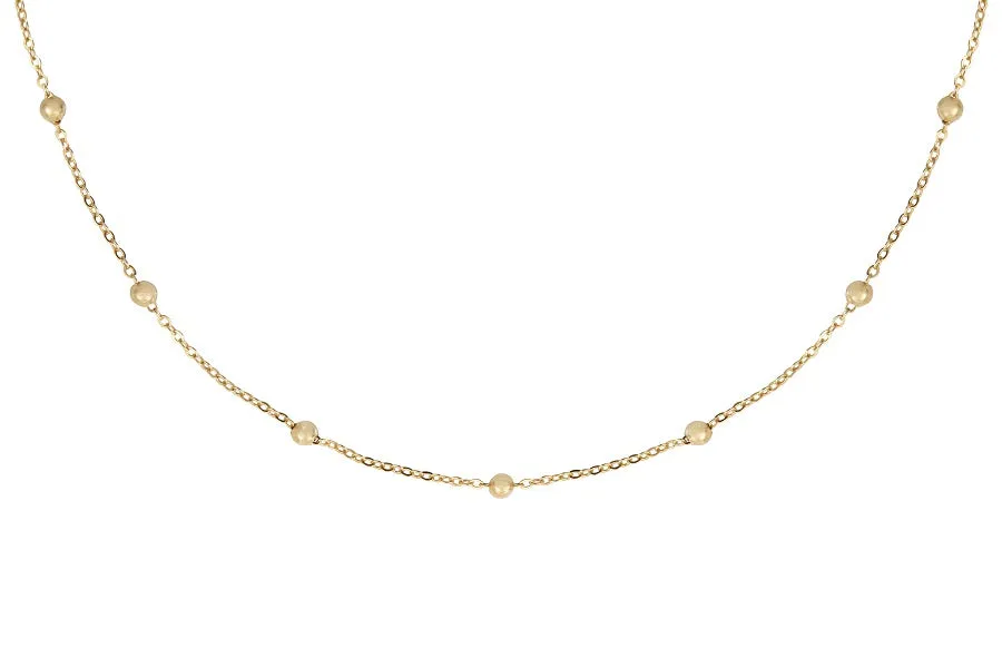 Leticia Ponti Sofia choker ras de cou plaqué or