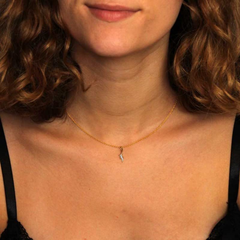 L'Atelier d'Azur Collier Salamandre or bicolore 45 cm