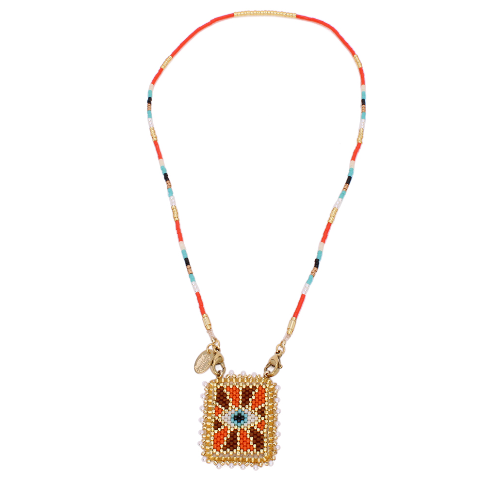 Hypnochic Eyes Miuyki collier perles yeux bleus
