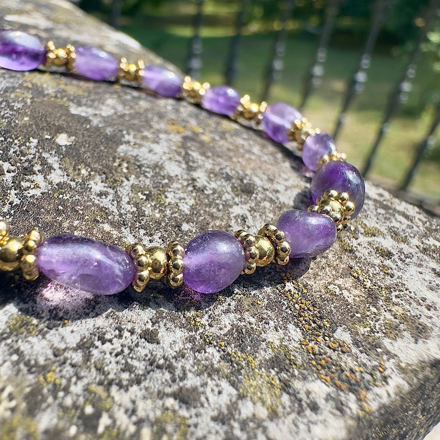 MAD SO CREATION Olie bracelet pierre tourmaline 17 cm