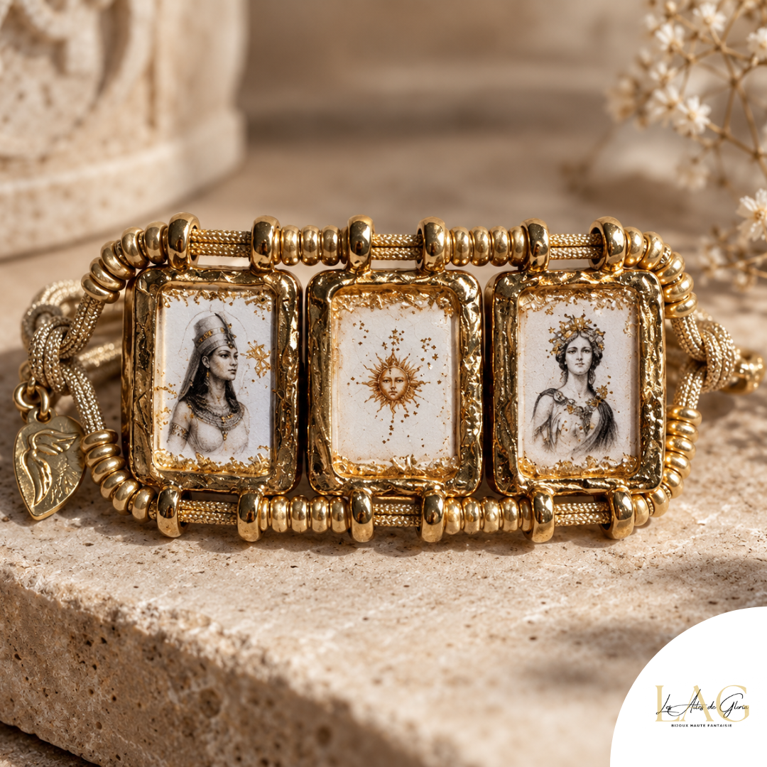 Les Ailes de Gloria Scapulaire Totem de l'Âme bracelet