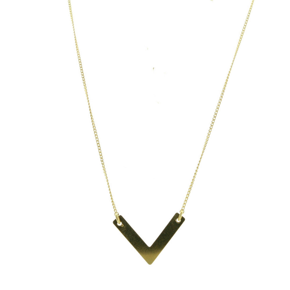 Leticia Ponti Colliers V collier pendentif or 24 carats