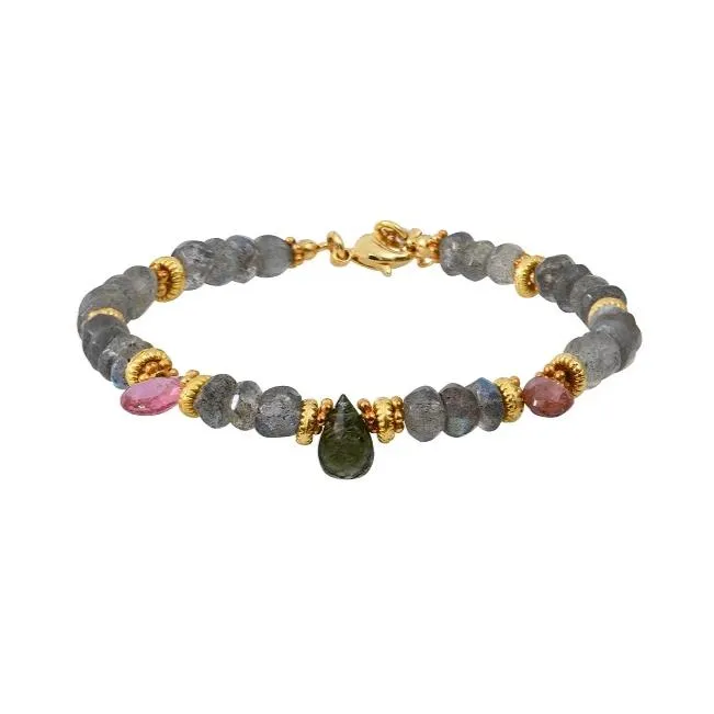 Leticia Ponti Bracelets Dayra bracelet labradorite bleu